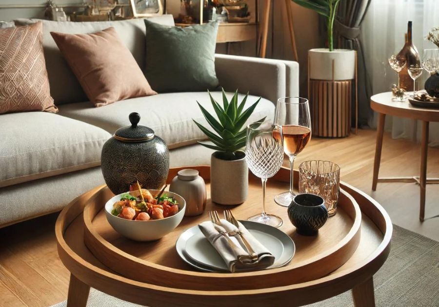 Stylish and Functional Serving Trays for Small Spaces