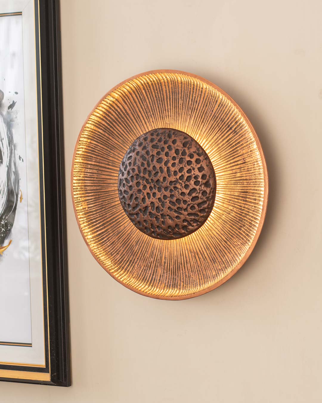 Nickel Copper Wall Light - Small - The Decor Kart