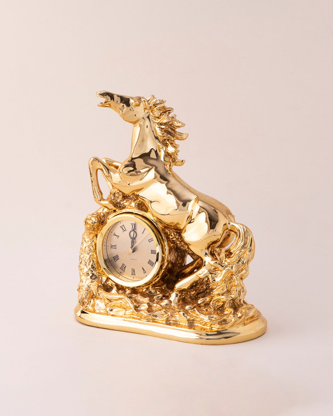 Majestic Stallion Decorative Table Clock