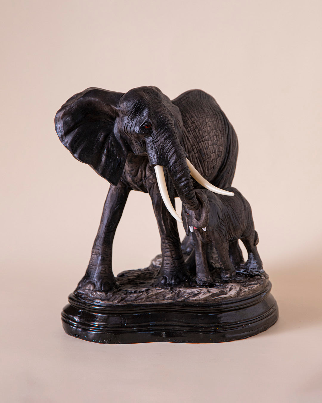 'Mother's Love' Tabletop Elephant Sculpture
