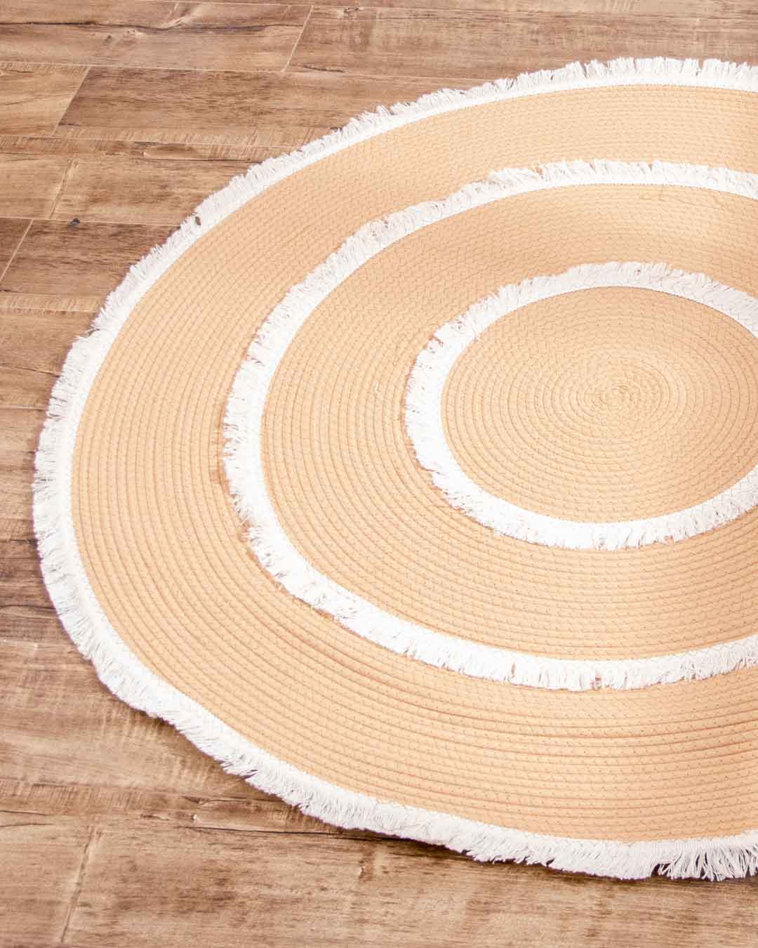 Vintage Bohemian Chic Round Floor Rug - The Decor Kart