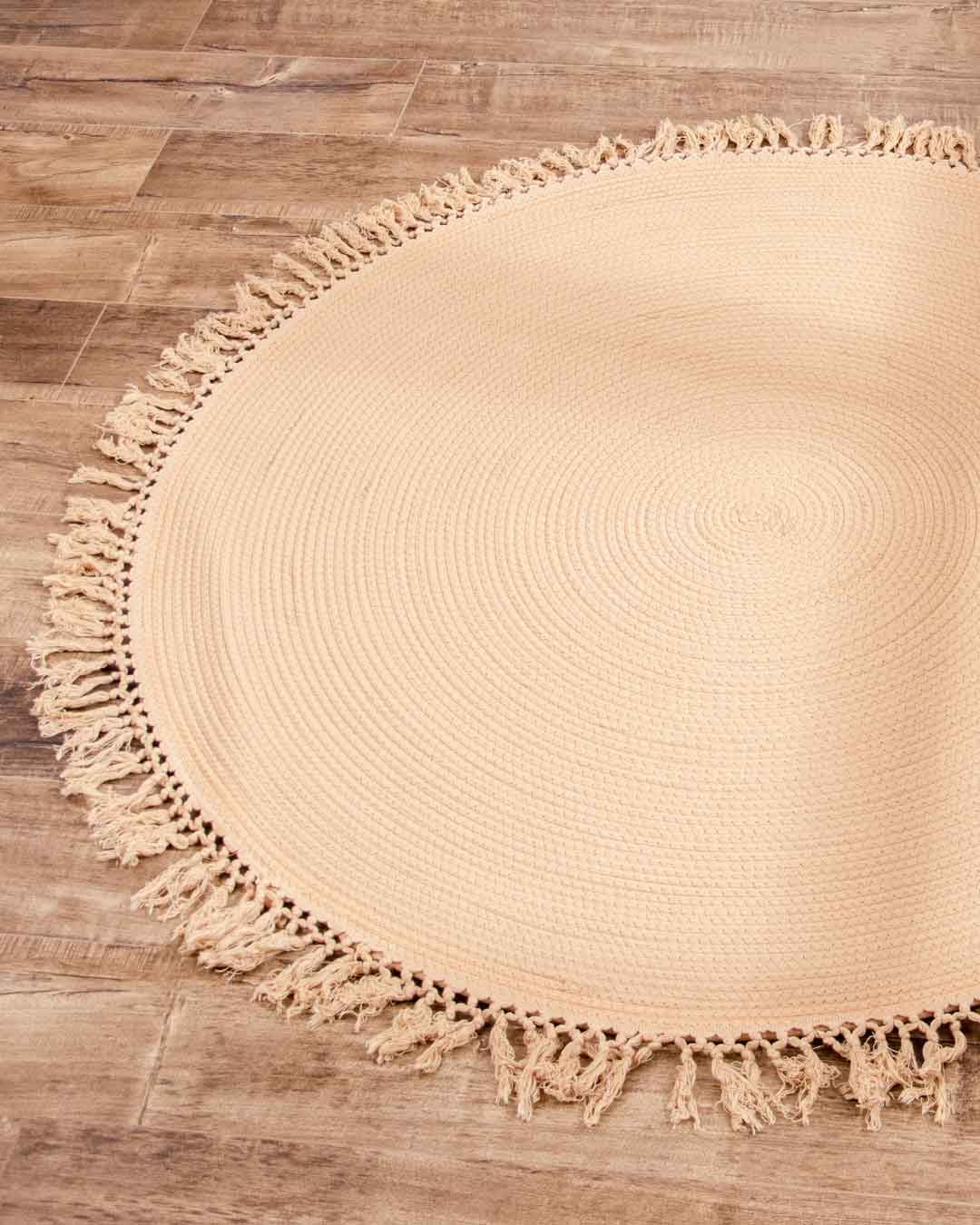 Vintage Bohemian Chic Round Floor Rug - The Decor Kart