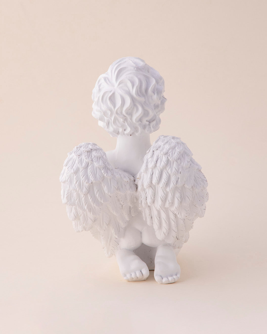 Book Reading Angel Cherub Figurine