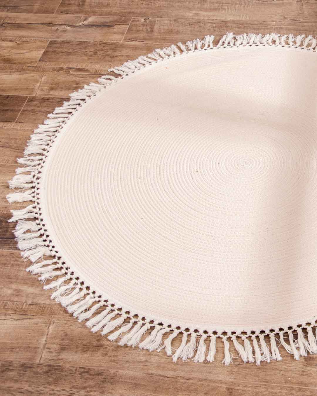 Vintage Bohemian Chic Round Floor Rug - The Decor Kart