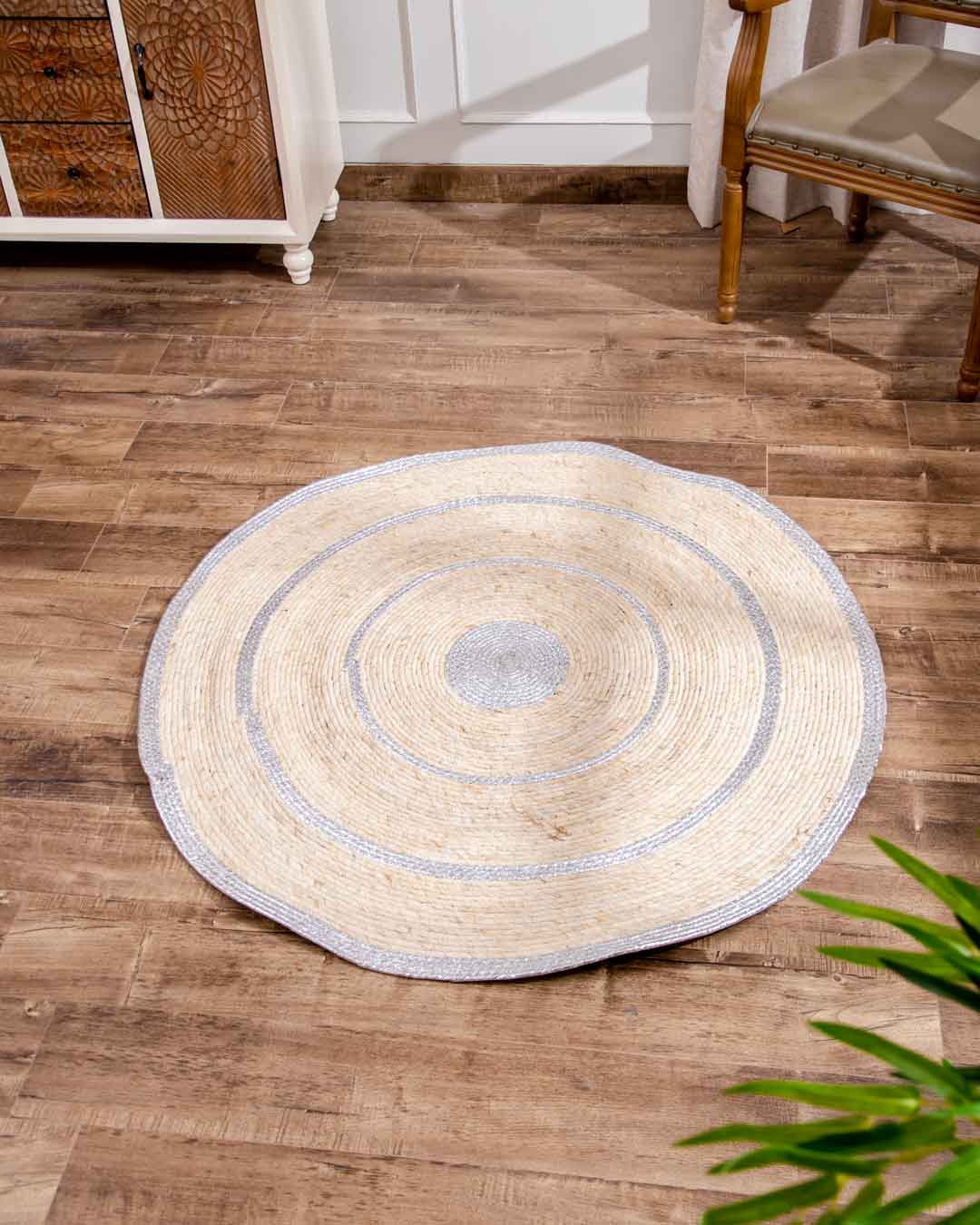 Vintage Bohemian Chic Round Floor Rug - The Decor Kart
