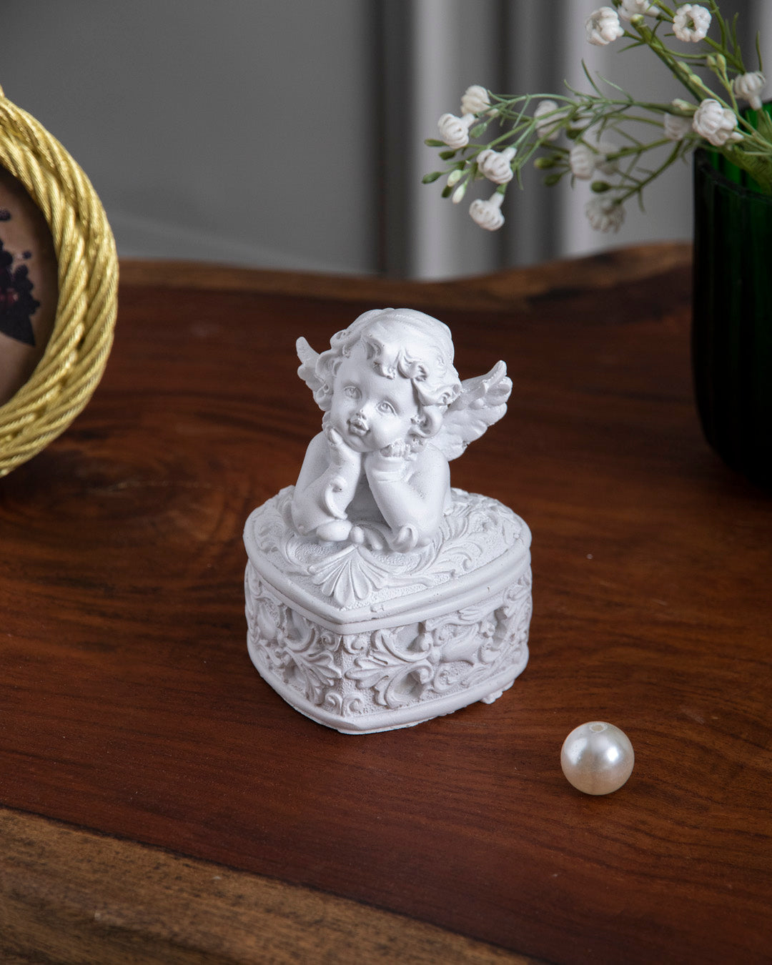Angel Cherub Trinket Keeper