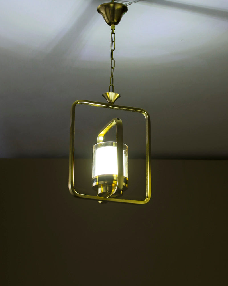 Eternal Golden Frame Pendant Light