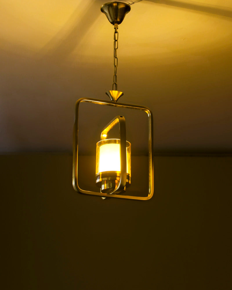 Eternal Golden Frame Pendant Light