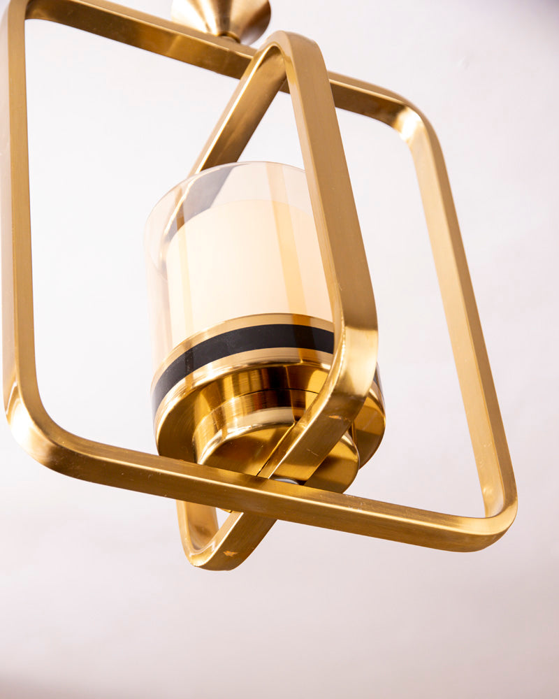 Eternal Golden Frame Pendant Light
