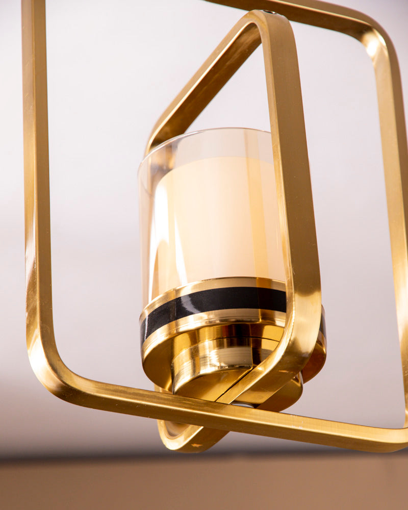 Eternal Golden Frame Pendant Light