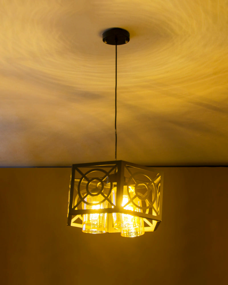 Celestial Grid Pendant Light
