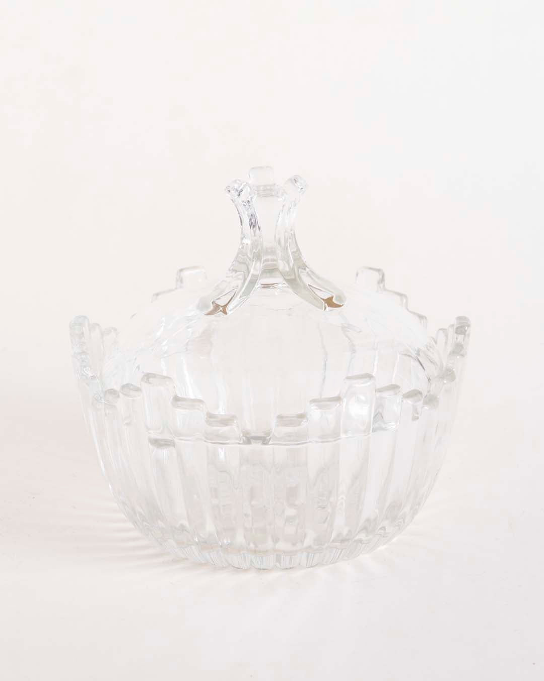 Crowned Crystal Candy Buffet Jar