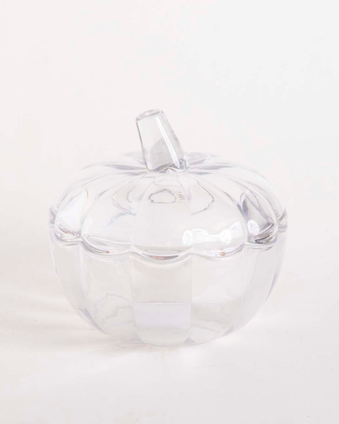 Halloween Pumpkin Glass Buffet Jar