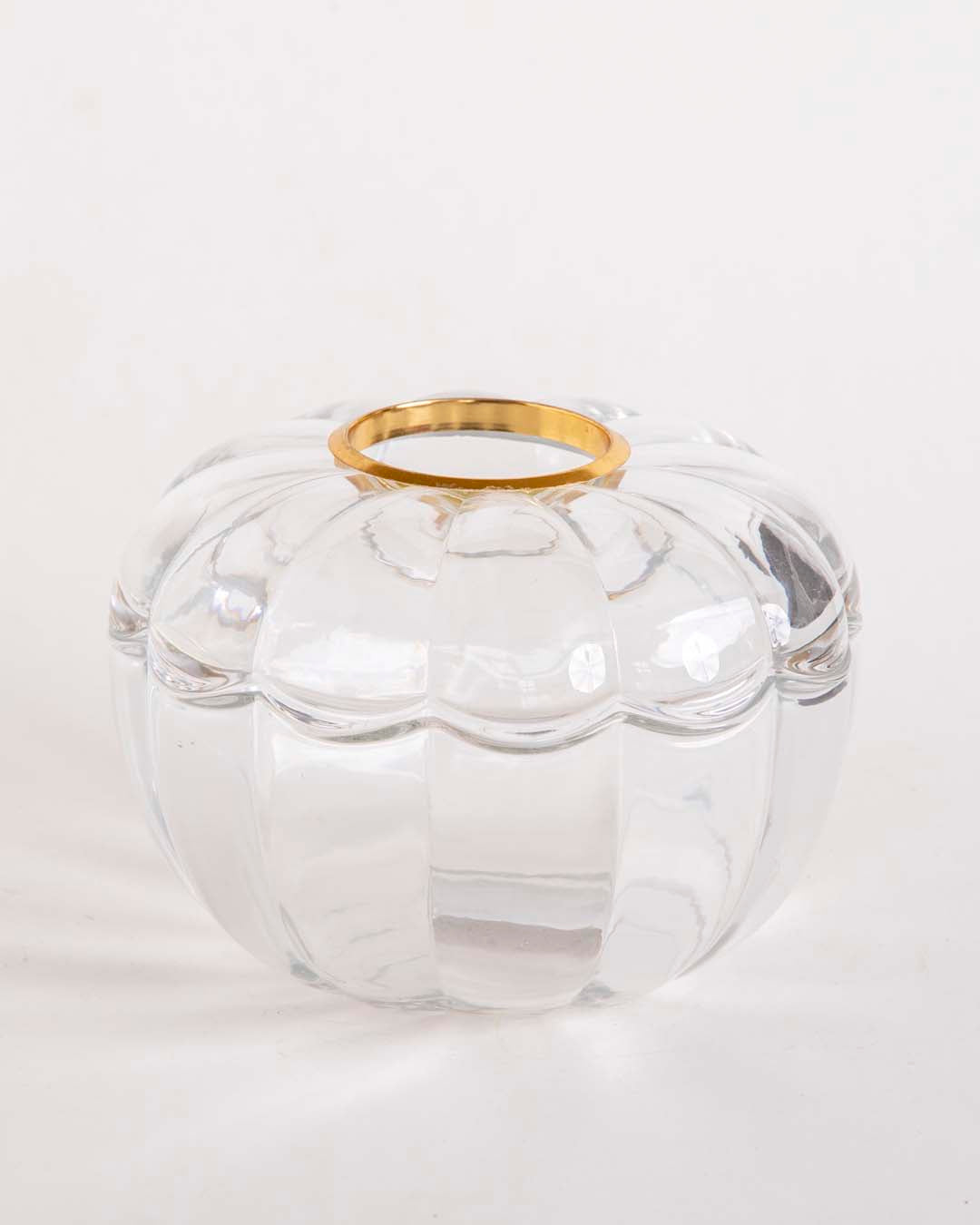 Halloween Pumpkin Crystal Candy Jar