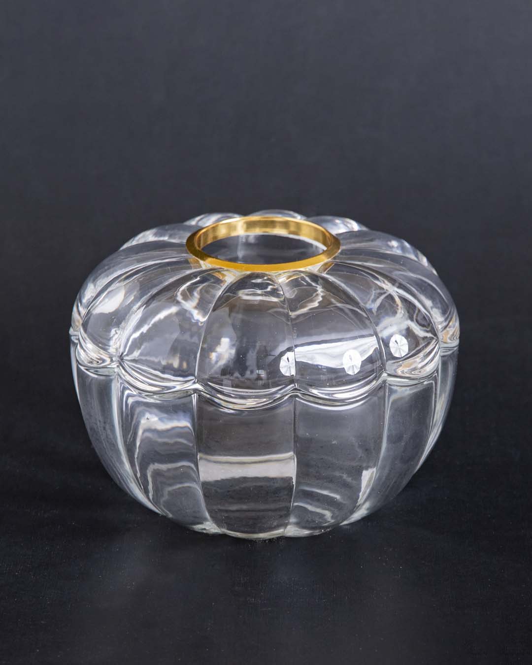 Halloween Pumpkin Crystal Candy Jar