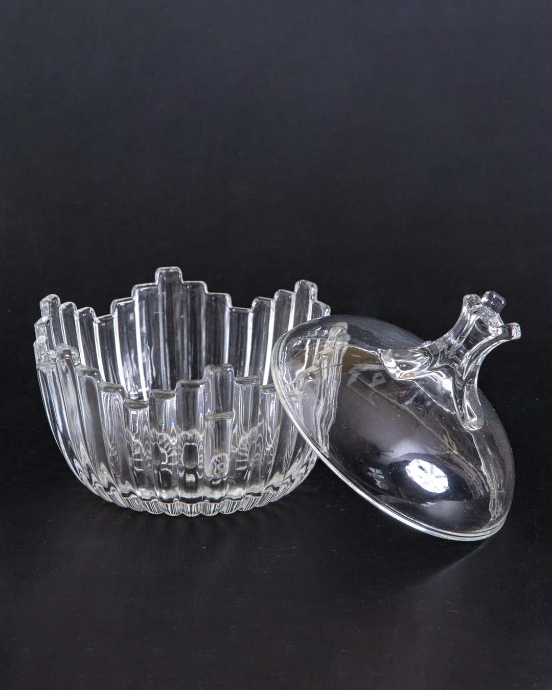 Crowned Crystal Candy Buffet Jar