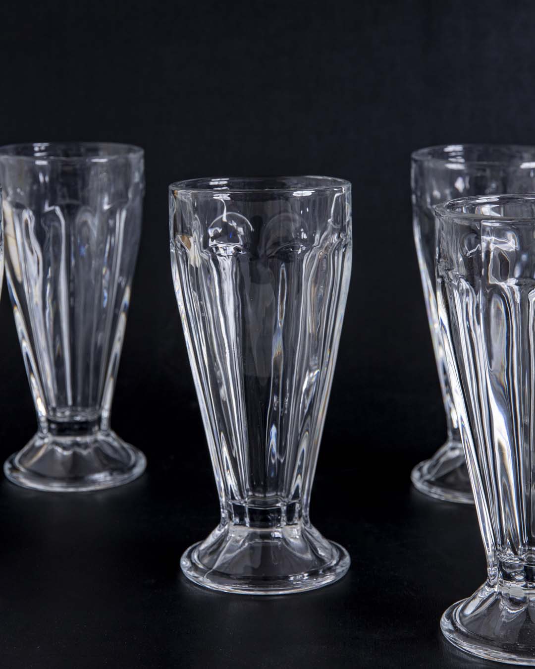 Thickened Goblet Drinking Glasses - Set of 6