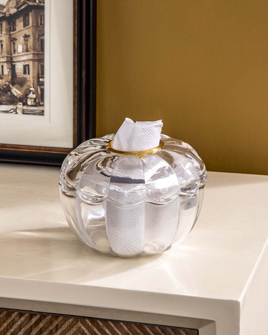 Halloween Pumpkin Crystal Candy Jar
