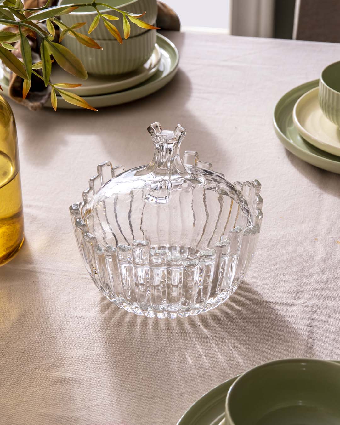 Crowned Crystal Candy Buffet Jar