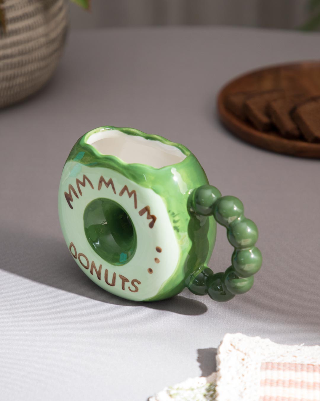 Indulge In a Donut Mug - Green