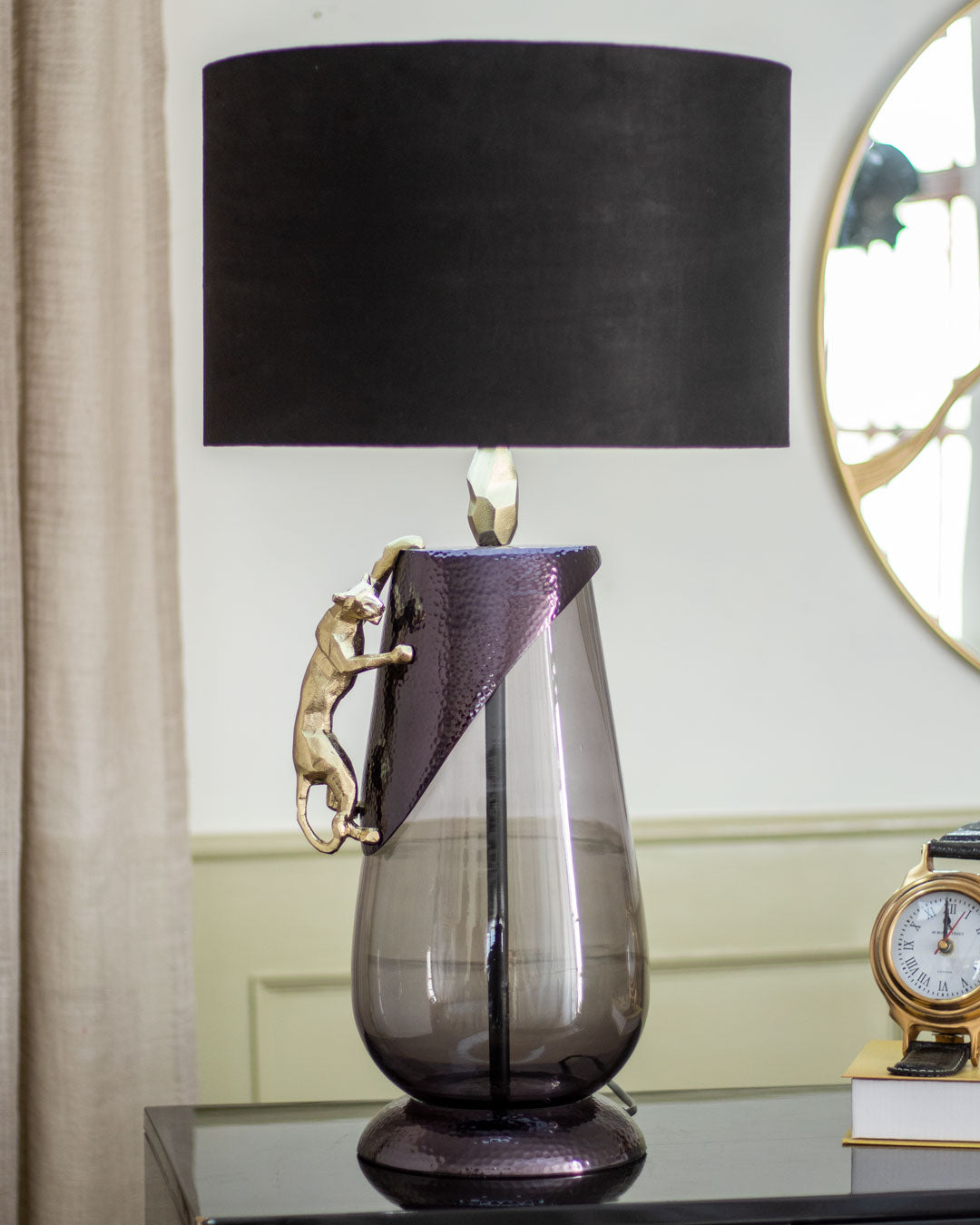 'Abstract Panther' Table Lamp - The Decor Kart