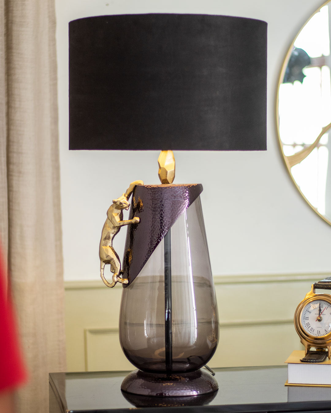 'Abstract Panther' Table Lamp - The Decor Kart