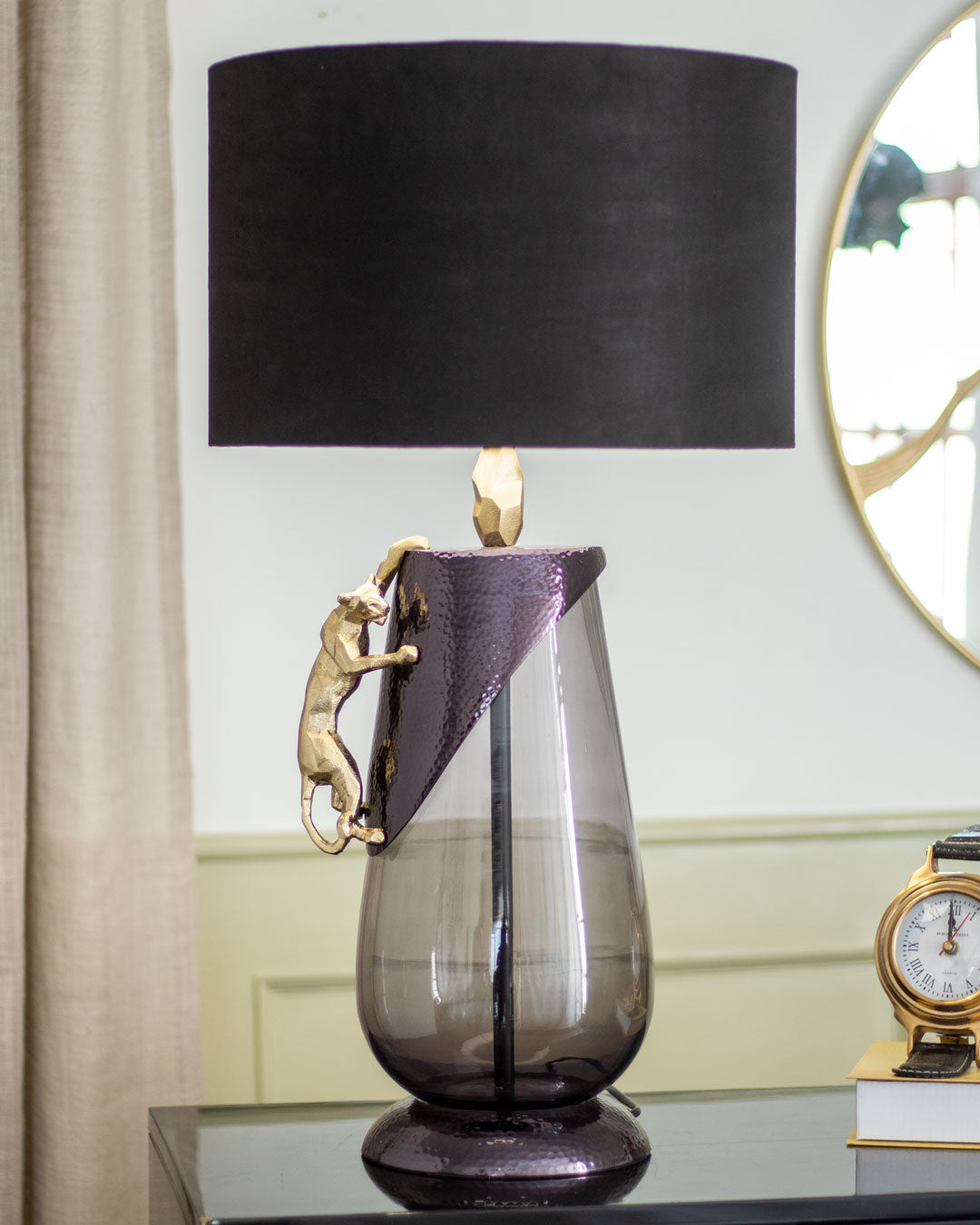 'Abstract Panther' Table Lamp - The Decor Kart