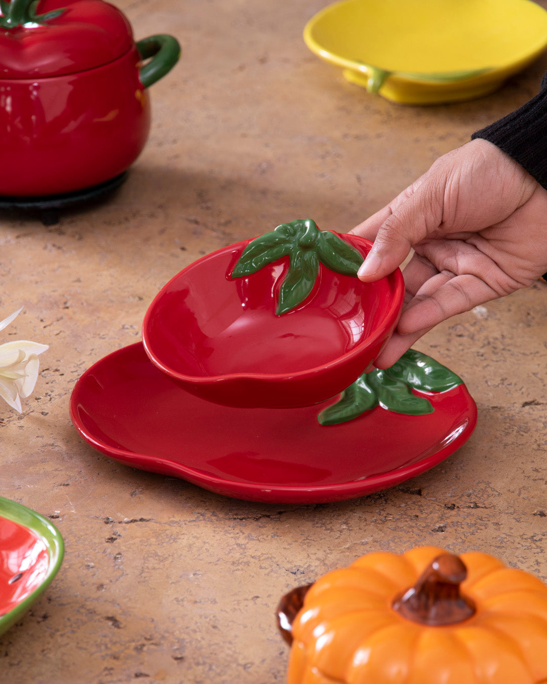 Tomato Serving Bowl
