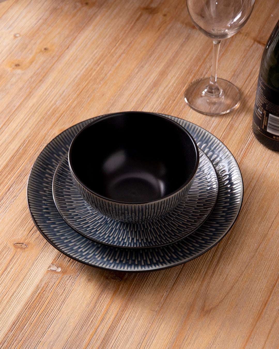 Sunburst Glaze Ceramic Bowl