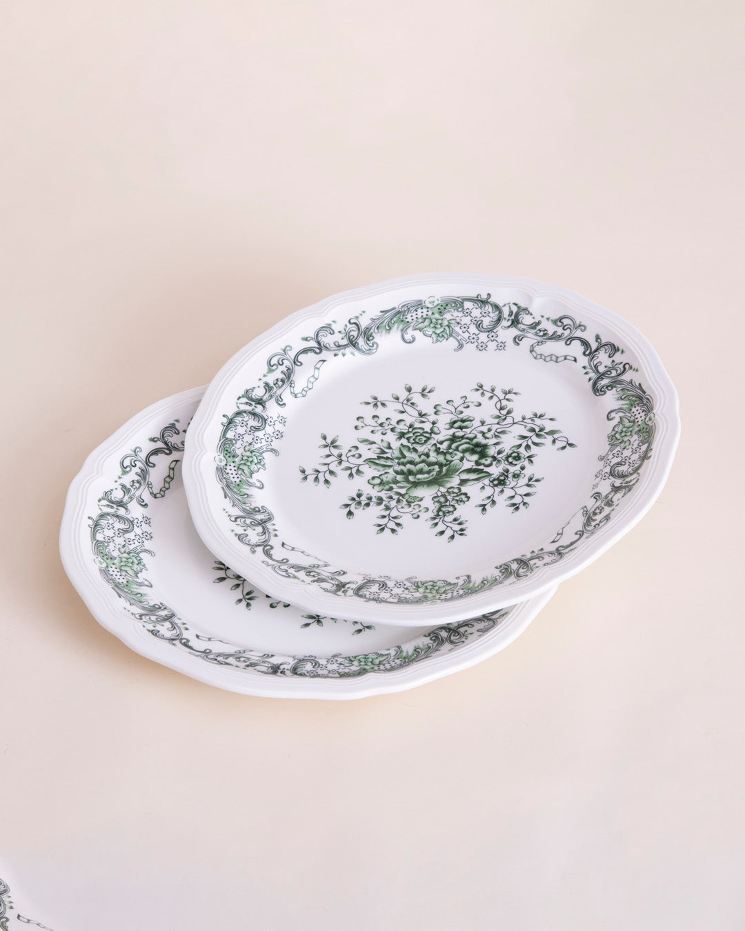 Emerald Bloom Dinner Plate