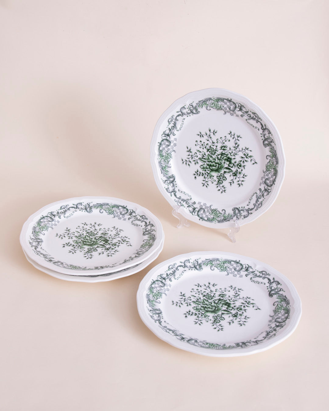 Emerald Bloom Dinner Plate