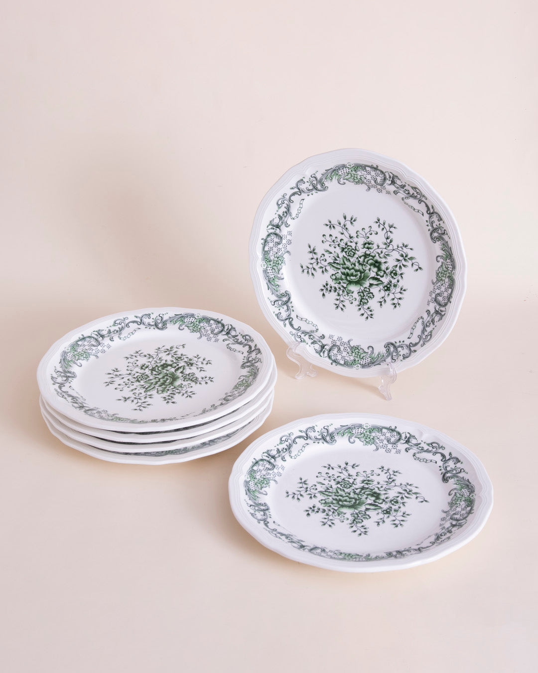 Emerald Bloom Dinner Plate