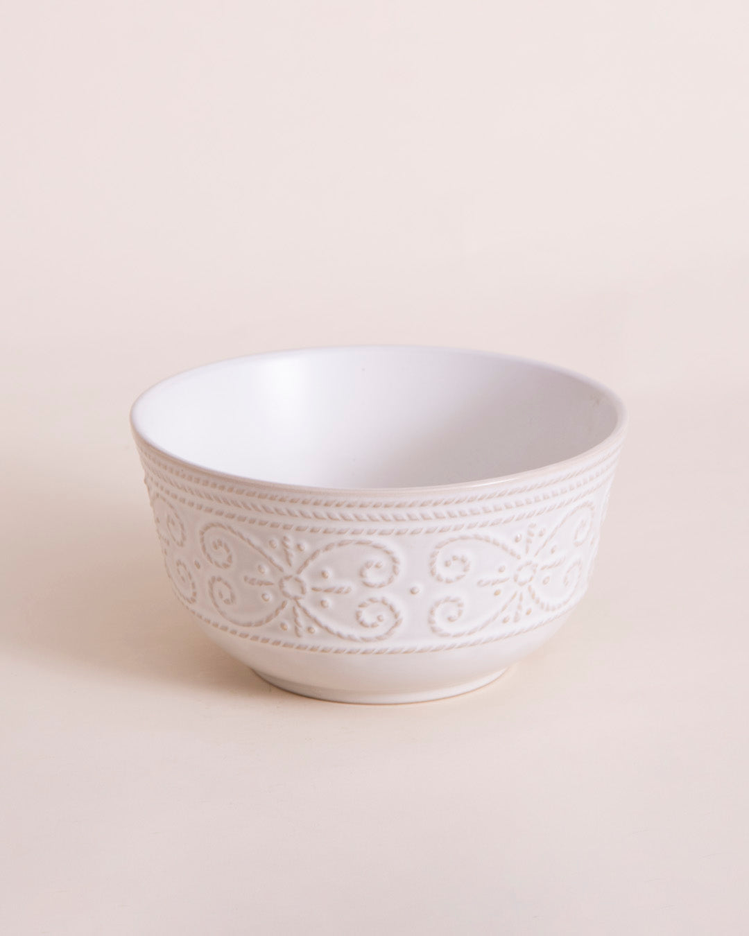 Snow Petal Ceramic Bowl