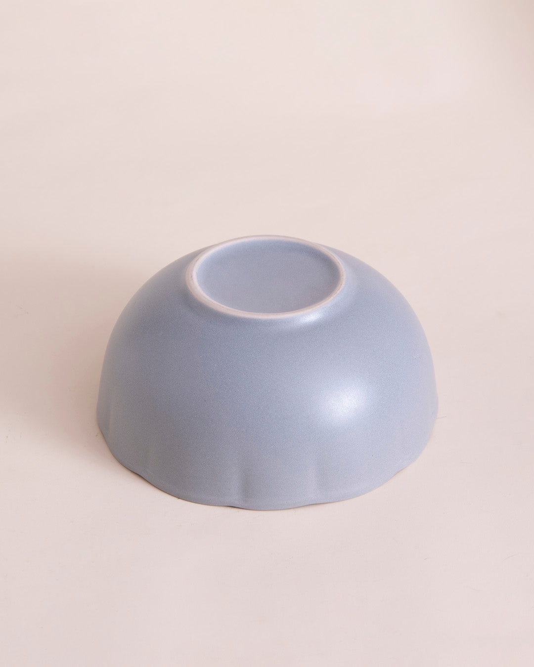 Scalloped Edge Ceramic Bowl
