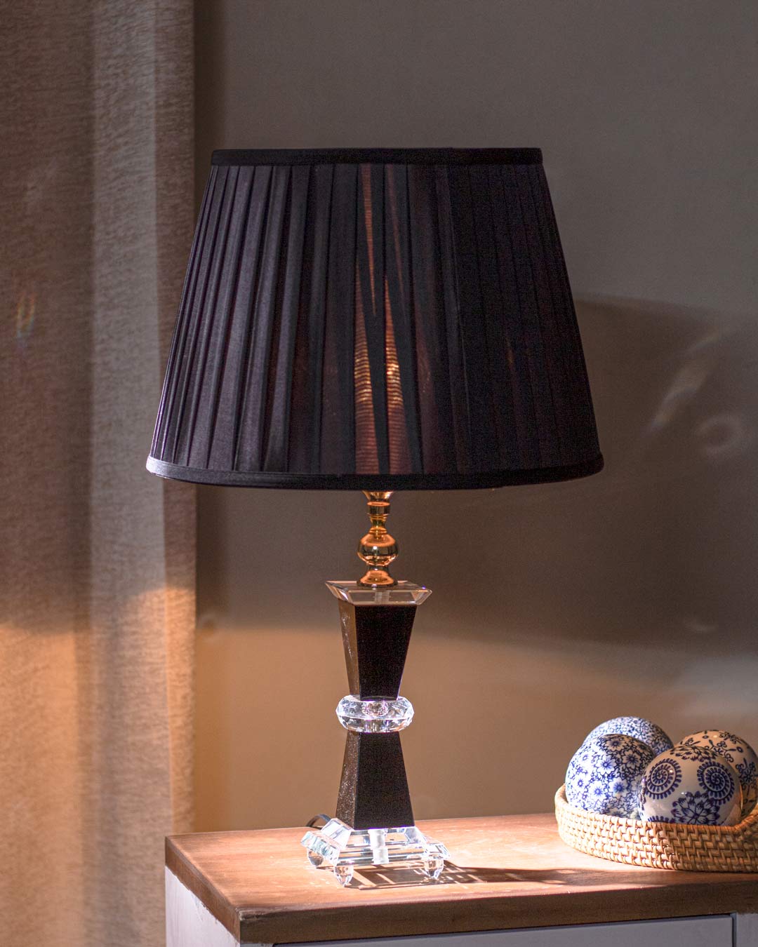 Shimmering Elegance: Crystal Table Lamp - The Decor Kart