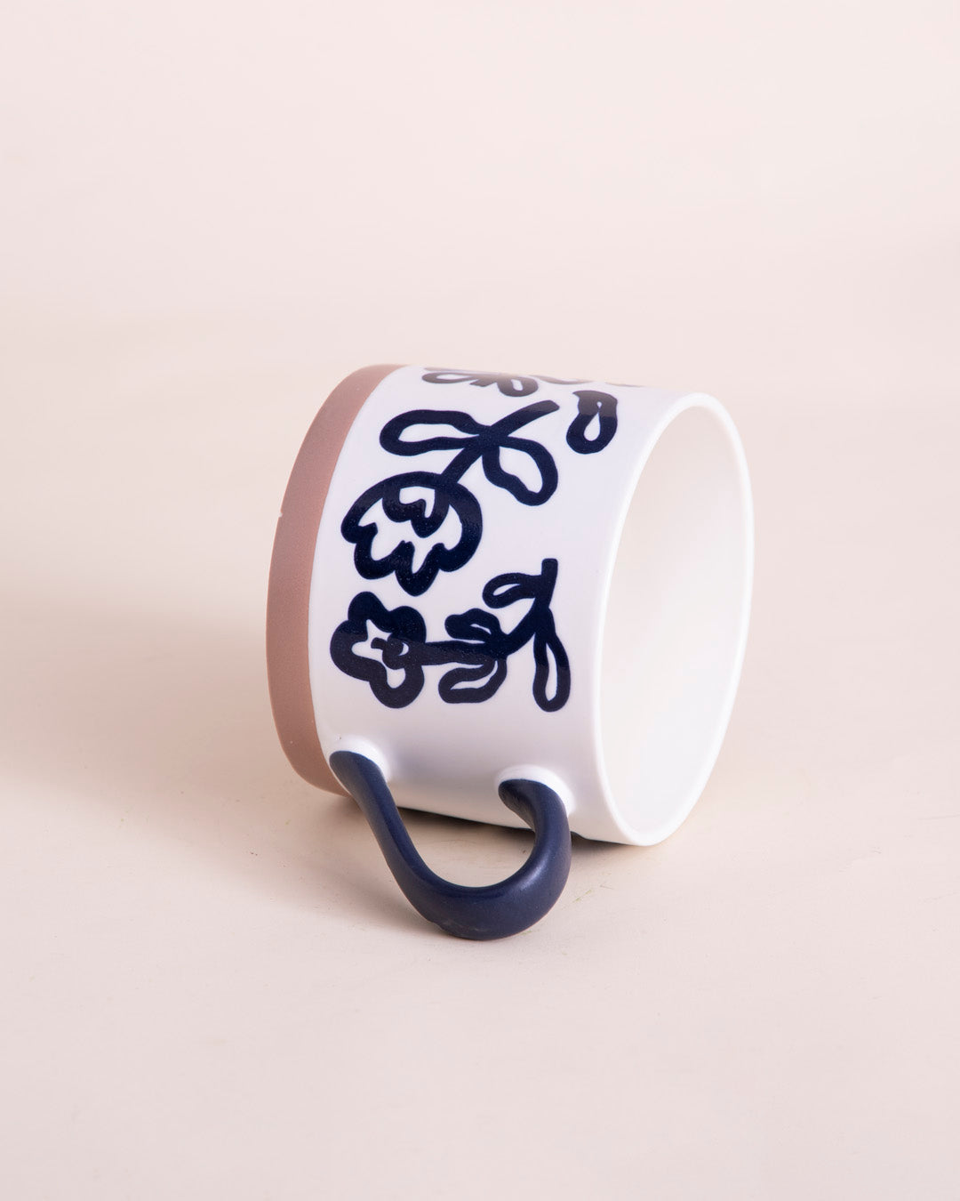 Blue & White Sunrise Charm Mug