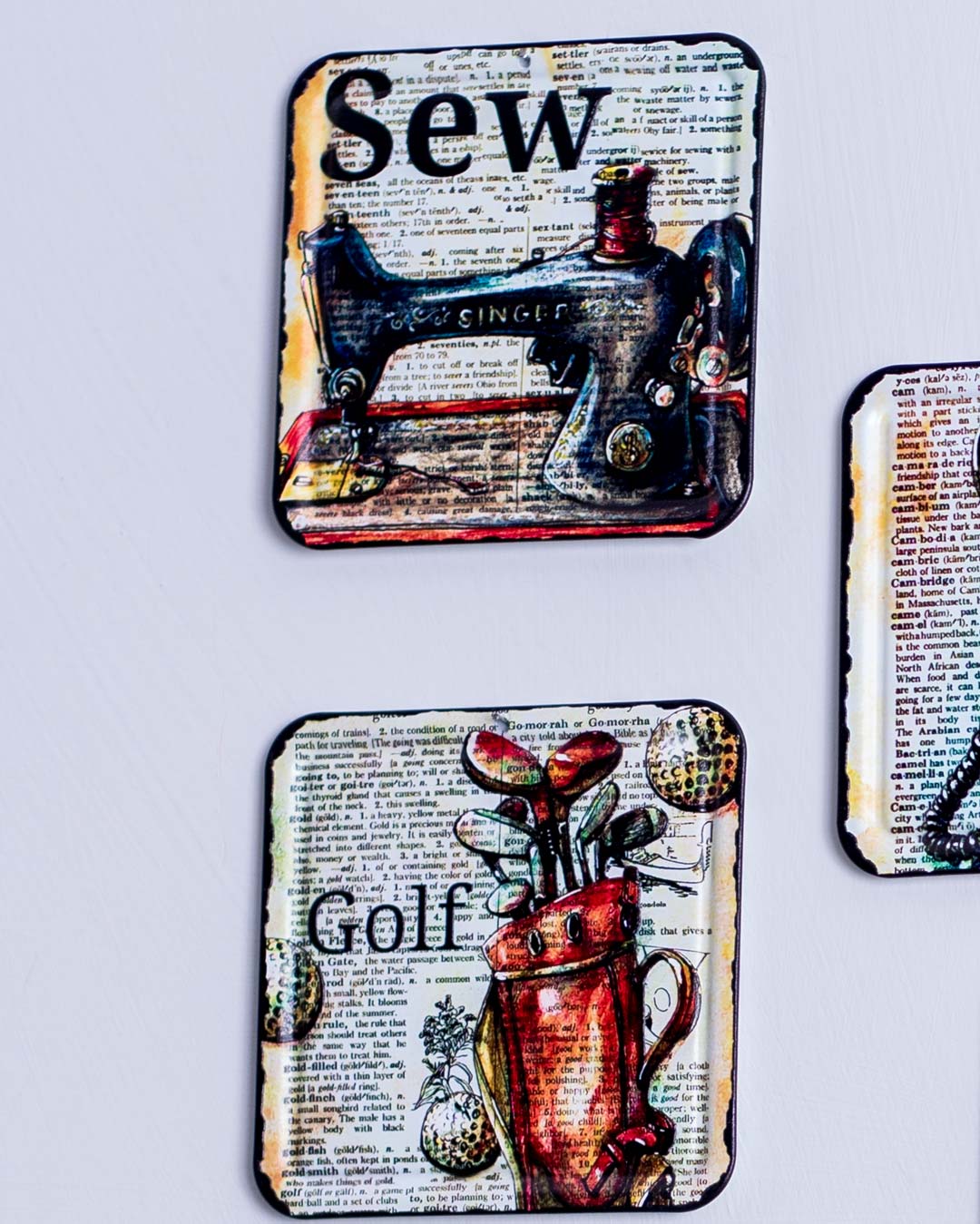 Leisure Metal Coasters - Set of 6 - The Decor Kart