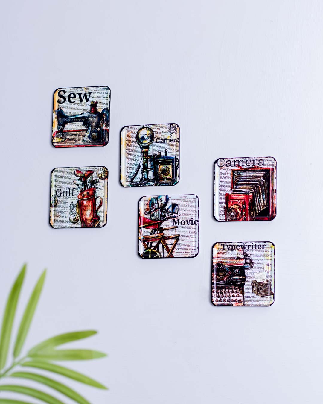 Leisure Metal Coasters - Set of 6 - The Decor Kart