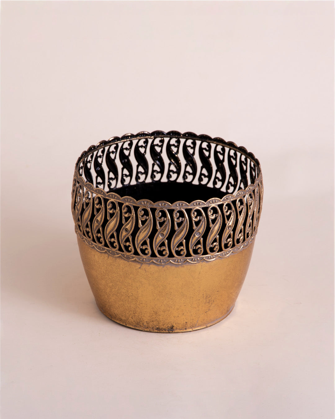 Victorian Scroll Rim Planter - Set Of 3