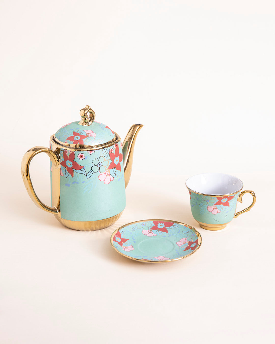 Dahlia - 14-Piece Tea Set with Stand