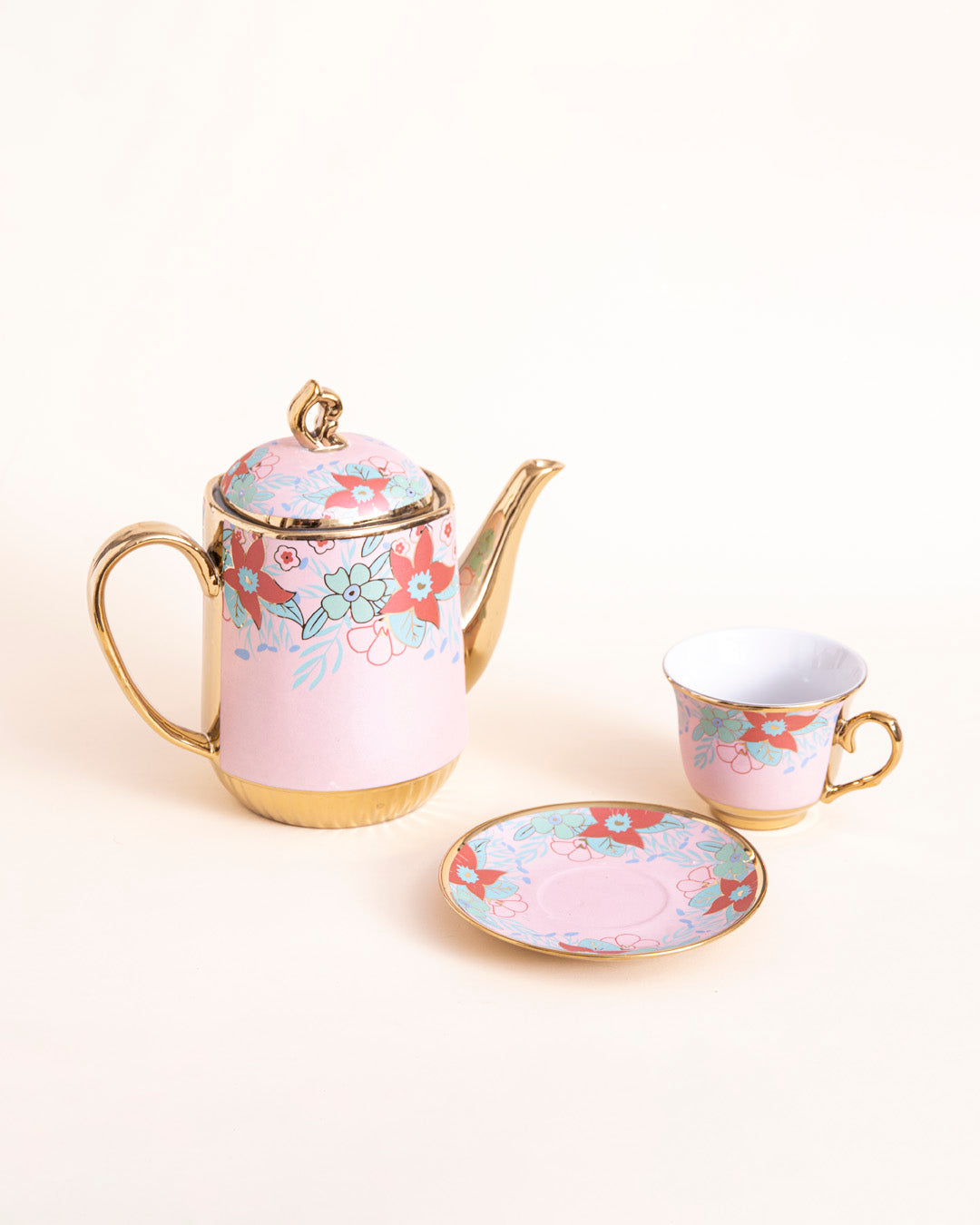 Dahlia - 14-Piece Tea Set with Stand