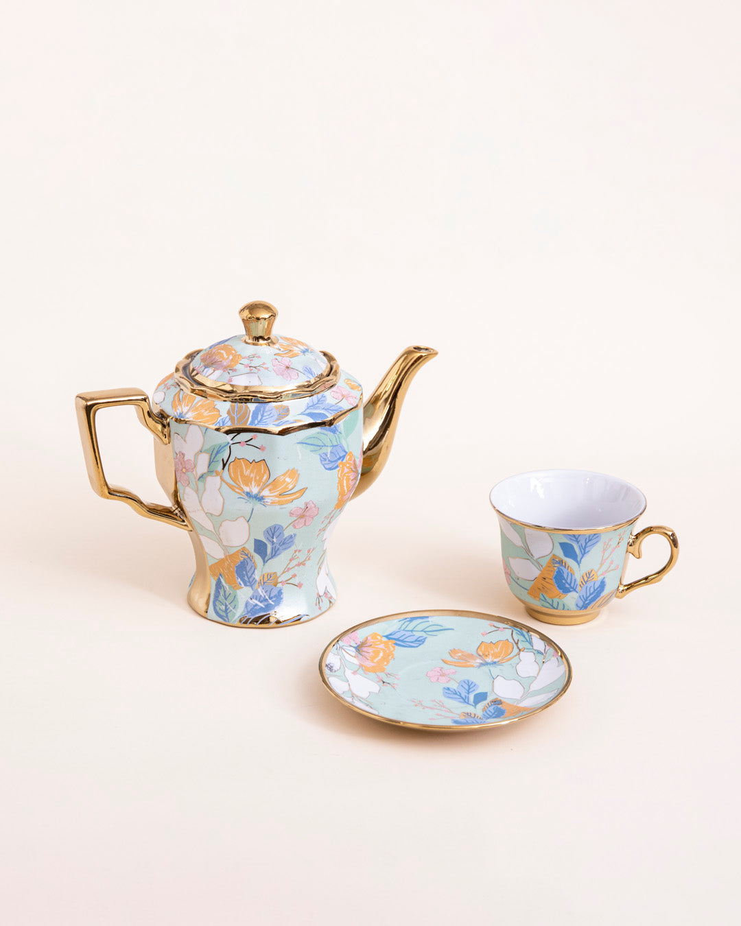 Dahlia - 14-Piece Tea Set with Stand