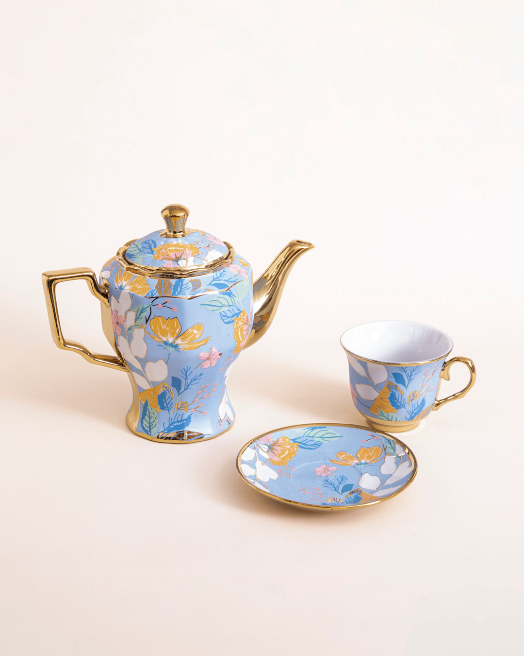 Dahlia - 14-Piece Tea Set with Stand