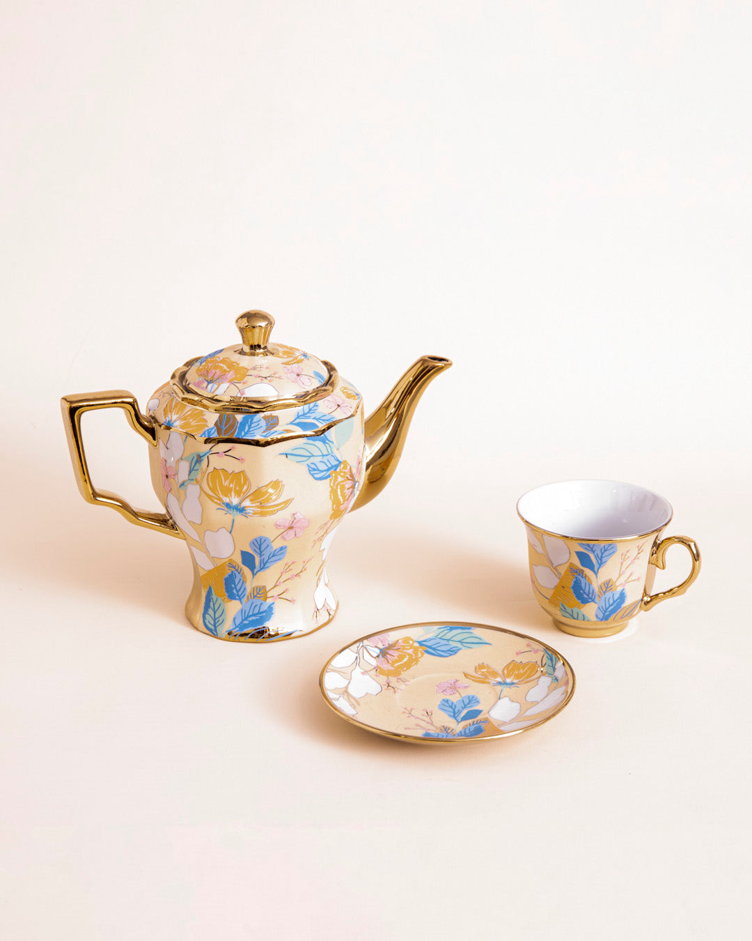 Dahlia - 14-Piece Tea Set with Stand