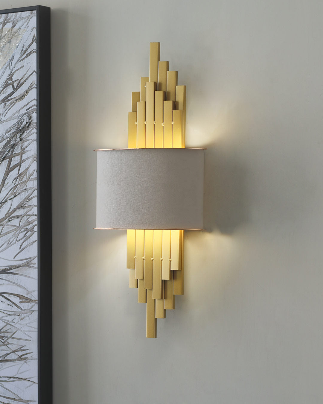 Ambient Wall Sconce - White - The Decor Kart