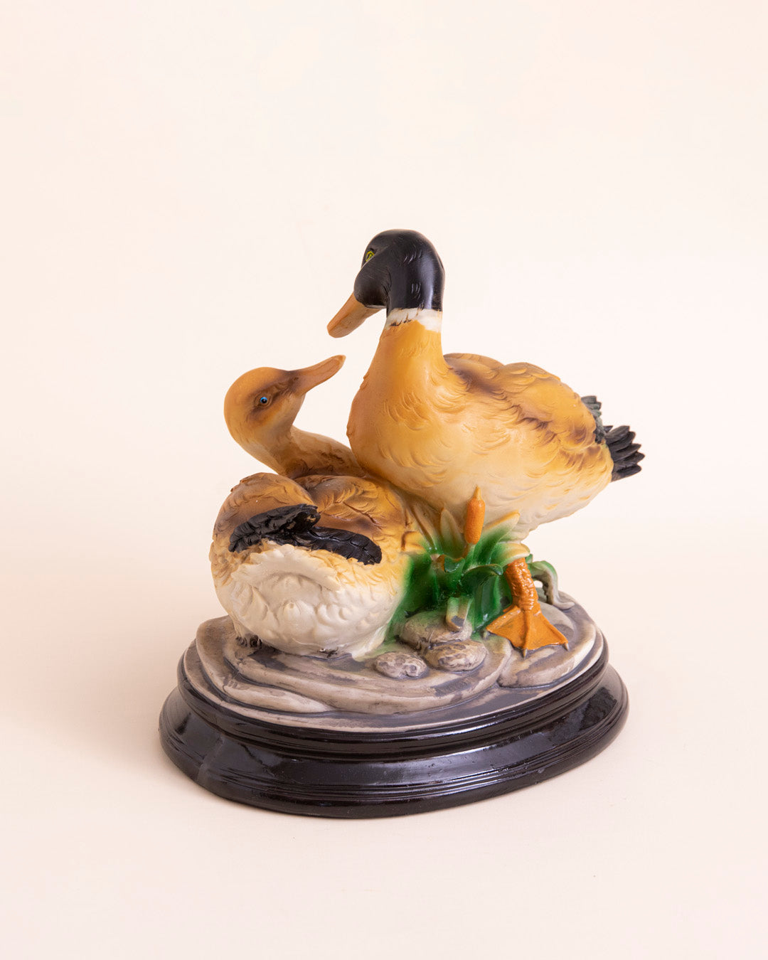 Decorative Serene Duck Couple Figurine