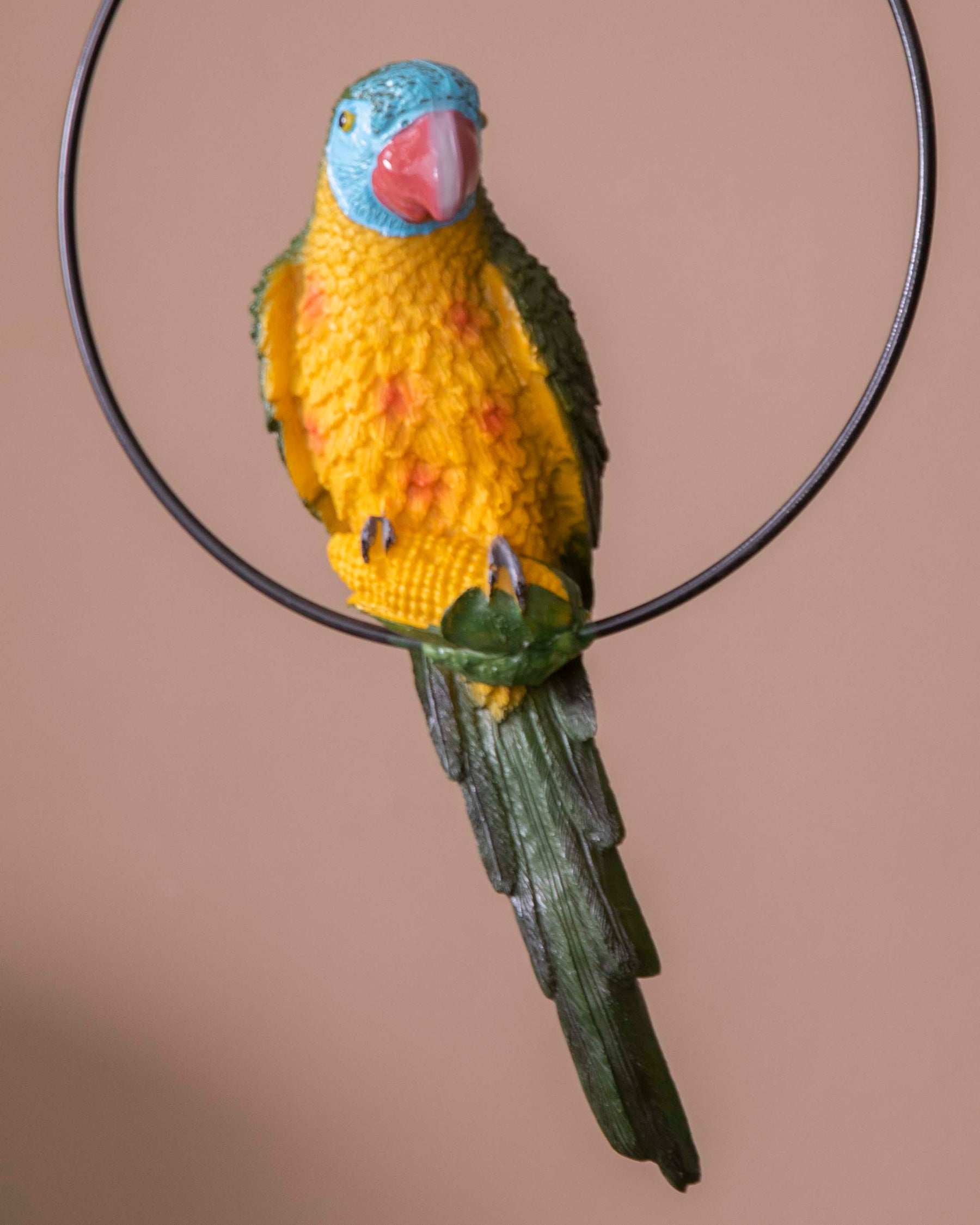 Decorative Ring Hanging Macaw Parrot