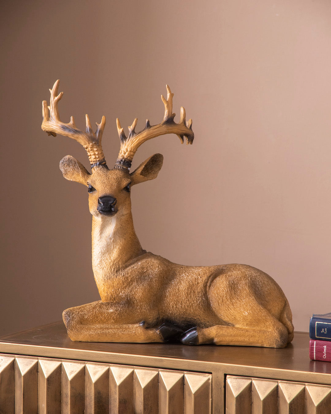 Majestic Resting Deer Decorative Figurine