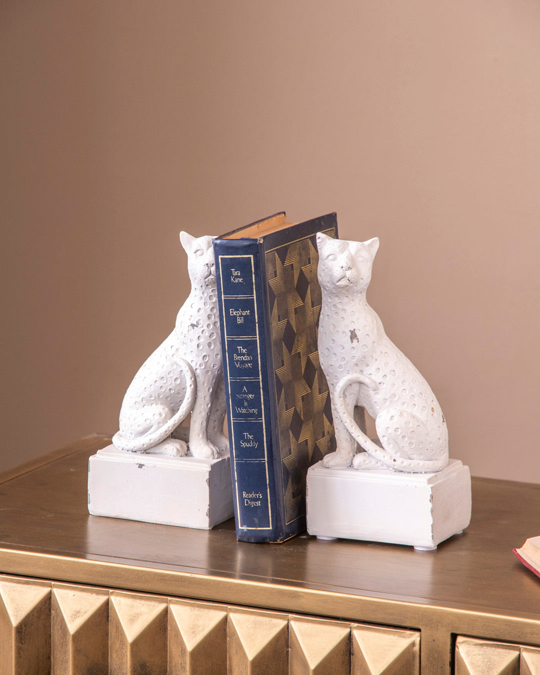 Leopard Guardians Bookend