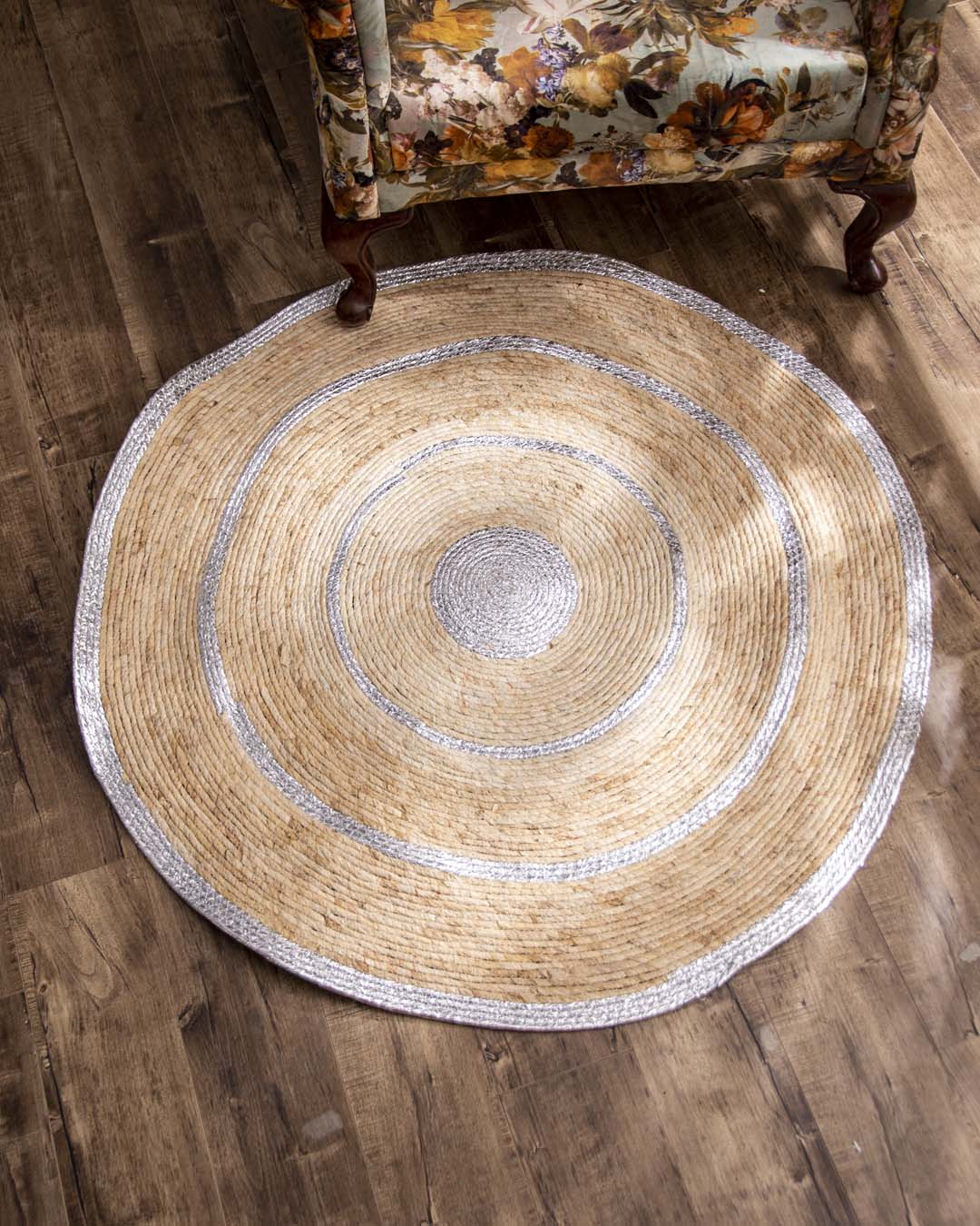 Vintage Bohemian Chic Round Floor Rug - The Decor Kart